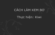 Kem bơ mát lạnh mùa hè